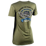 uploads - A577_Serving_the_Front_Line_Black_on_Military_Green_Ladies_B_Left