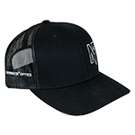 Thumbs - A546_Hat_Black_Mesh_Back_Embroidered_R