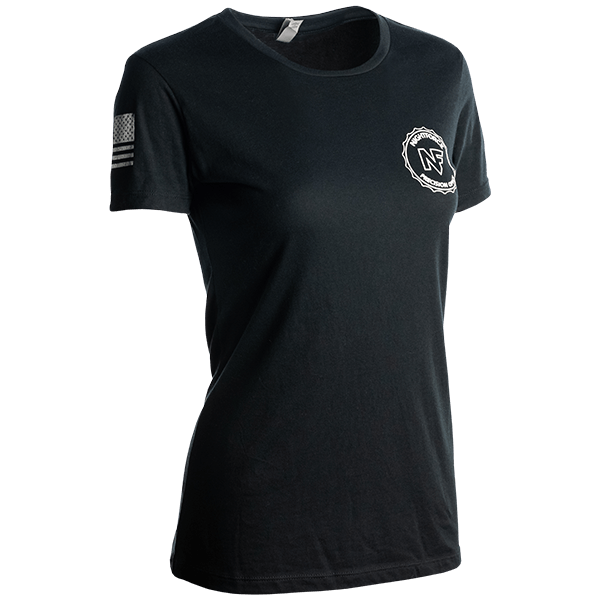 PNG - A574_Serving_the_Front_Line_White_on_Black_Ladies_F_Right