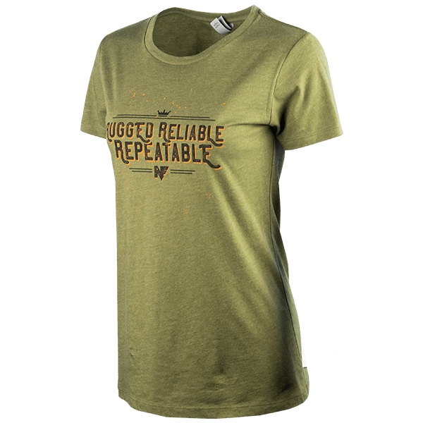 PNG - A583_Rugged_Reliable_Repeatable_Black_on_Military_Green_Womens_F_Left