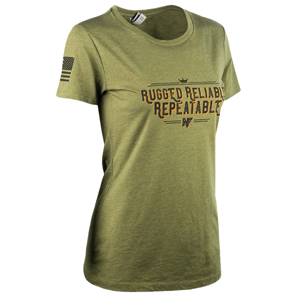 PNG - A583_Rugged_Reliable_Repeatable_Black_on_Military_Green_Womens_F_Right